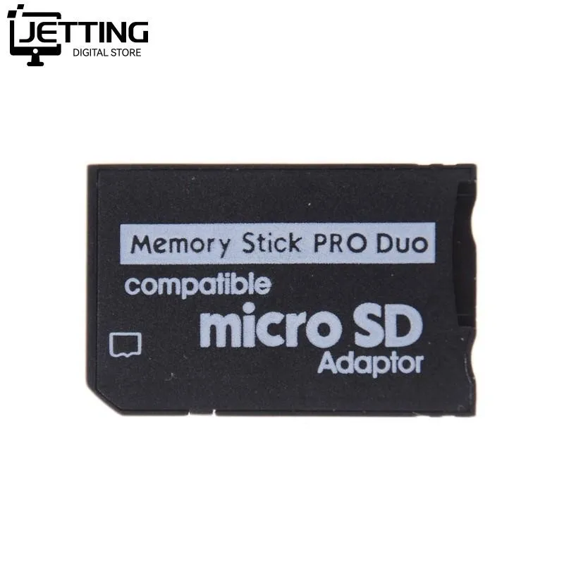 JETTING Support Memory Card Adapter Micro SD To Memory Stick Adapter For PSP Micro SD 1MB-128GB Memory Stick Pro Duo