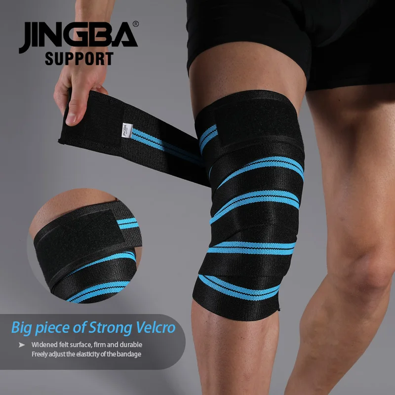 1PCS Fitness Pressurized Straps Gym Weight Lifting Squat Training Elastic Bandages Leg Knee Compression Wraps