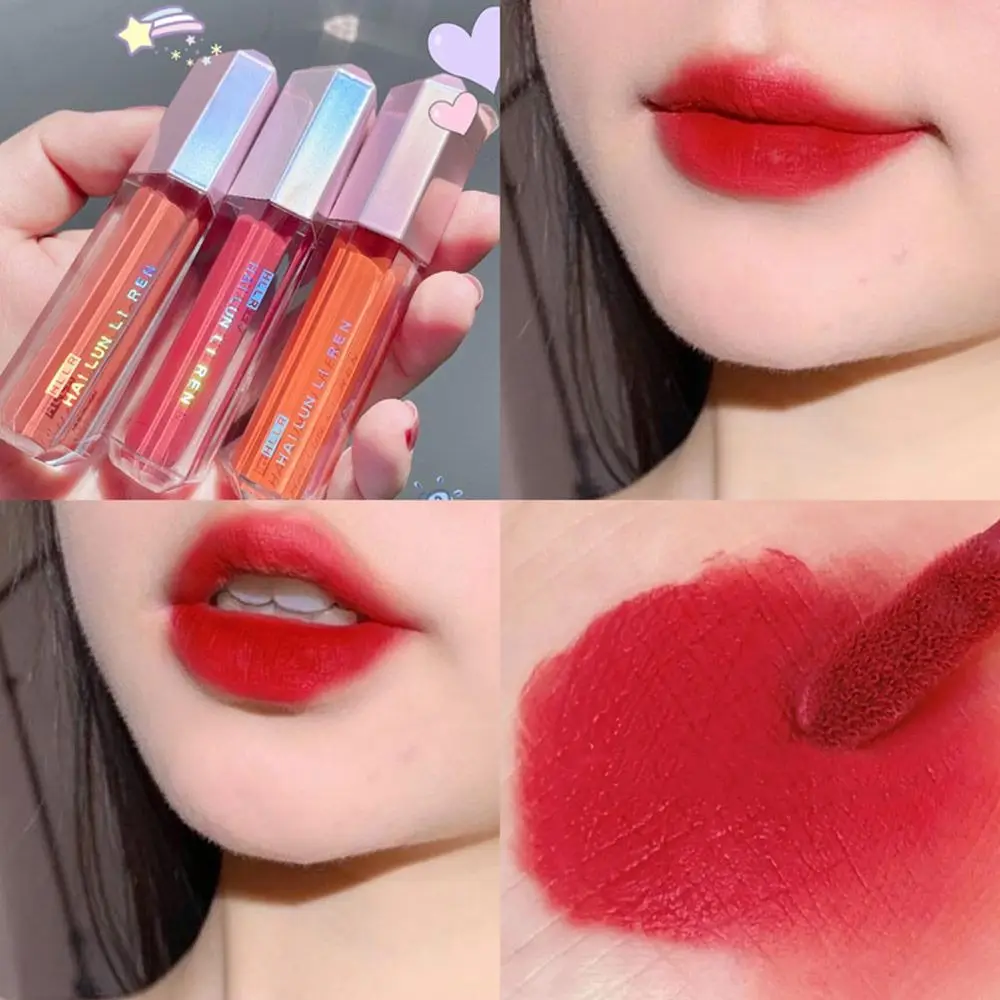 Lip Oil Moisturizing Lip Tint Velvet Long-lasting Liquid Lipstick Beauty Makeup Tools Jelly Plumping Lip Stain Makeup