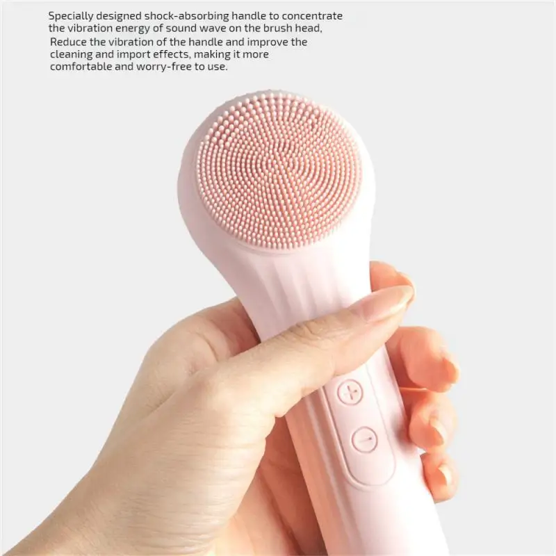 Brosse nettoyante magnétique en silicone souple, appareil pour livres qualifiée aux, vibration sonique pour la peau, beauté à domicile