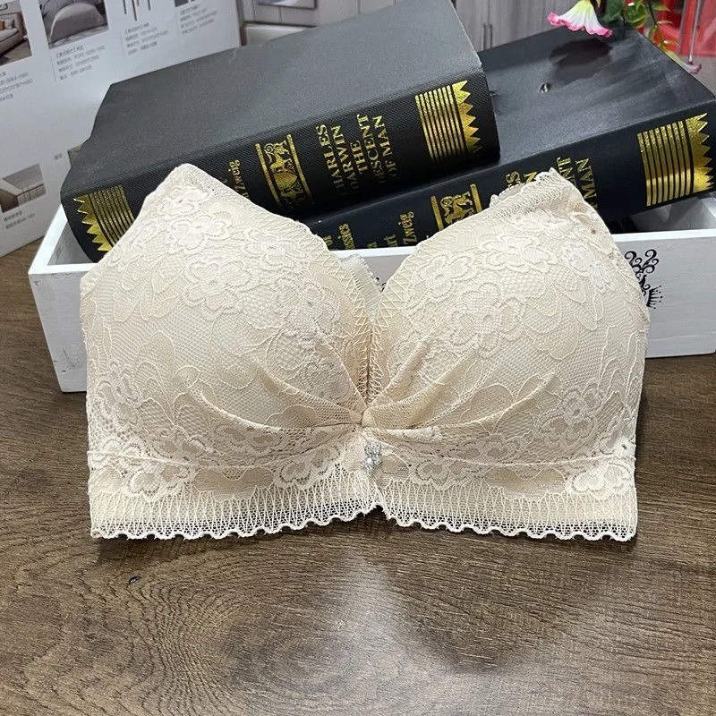 Ultra Push-Up Bra 12CM Extreme Padding Wireless Seamless Plunge Bra Side Support Enhancer for Small Flat Chest Women