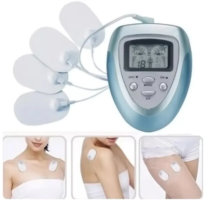 

4 pad body massager slim body massage pulse muscle relaxation fat burner Health care massager