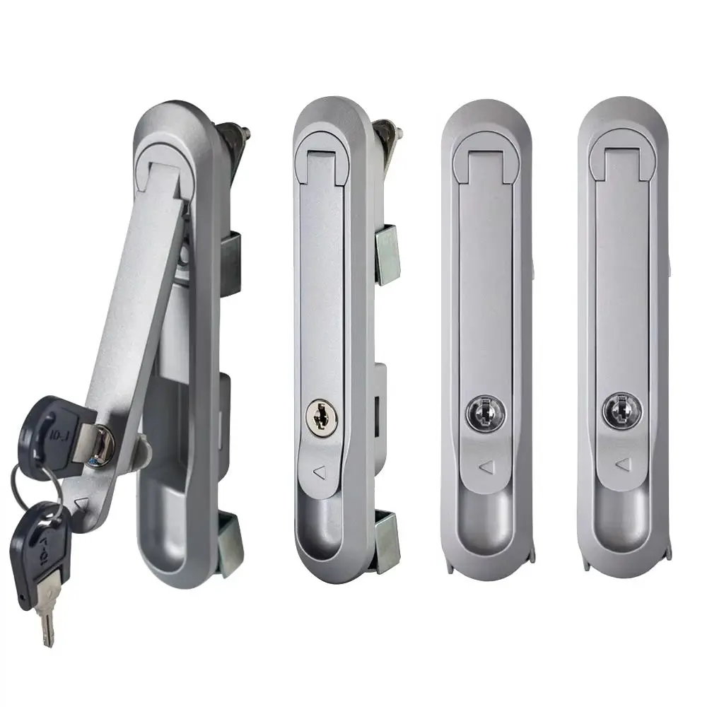 4PCS Zinc Alloy+ABS Industrial Panel Locks Distribution Box Pop Up Lock Chassis Lock Electric Cabinet Door Locks Mechanical Lock