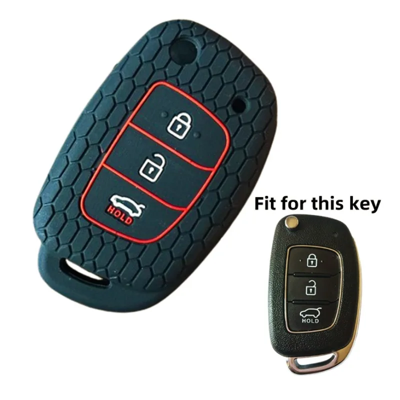 Car Flip Key Case Cover For Hyundai Solaris Verna Elantra Santa Fe I10 I20 I30 I35 I40 IX35 IX45 Creta Tucson Accent Accessories