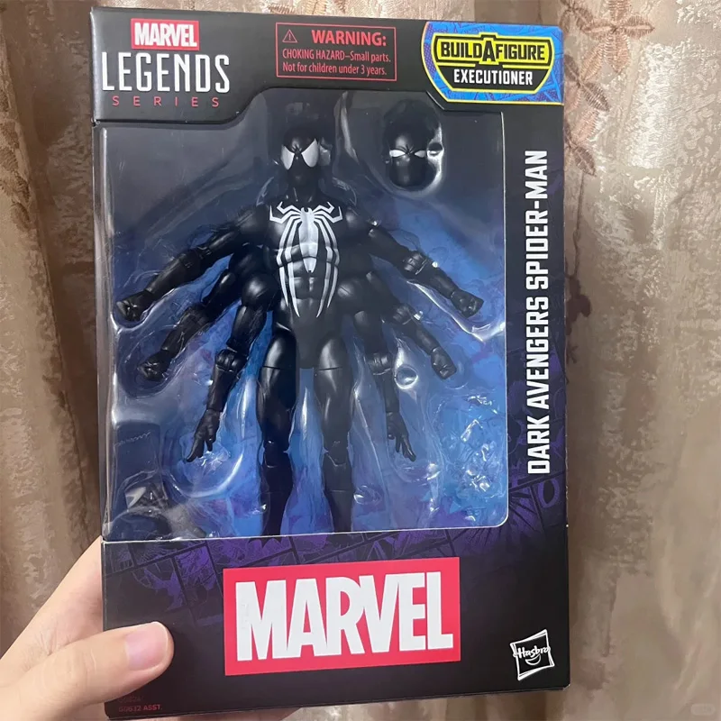 【En stock】 Oficial genuino ML Marvel Dark Avengers Spider Man: figura de juguete móvil de la serie Spider Man de seis brazos, regalo de cumpleaños