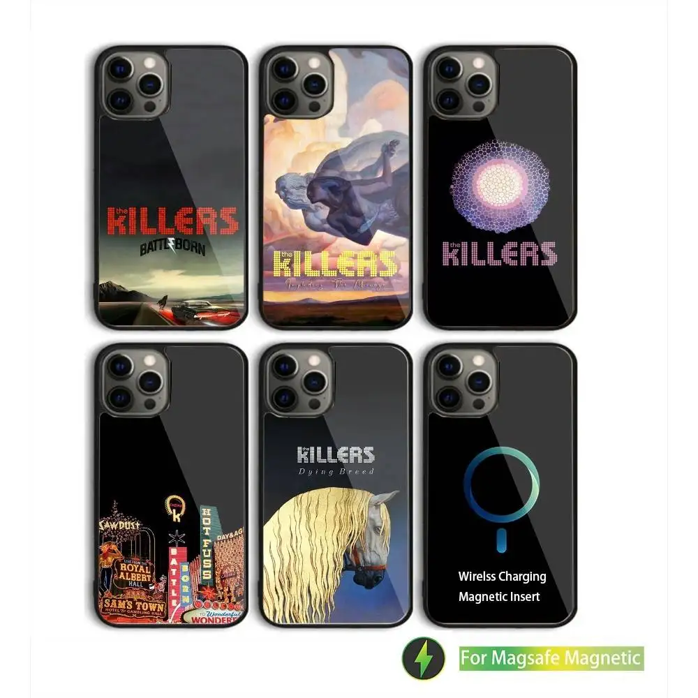 

Band The Killers Phone Case For iPhone 16,15,14,13,12,11,Pro,Max,Plus,Mini,SE New Magsafe Magnetic Wireless Charging
