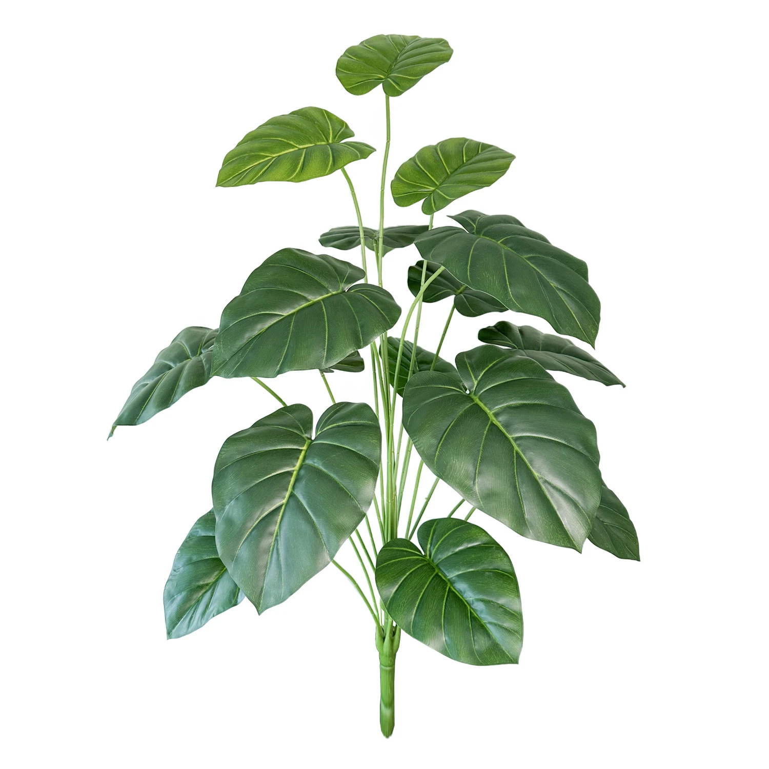 

100cm 14leaf Monstera Plant Plastic Leaf Small fake plant Potted Ornamental indoor Artificial Plant for Home Decor Office