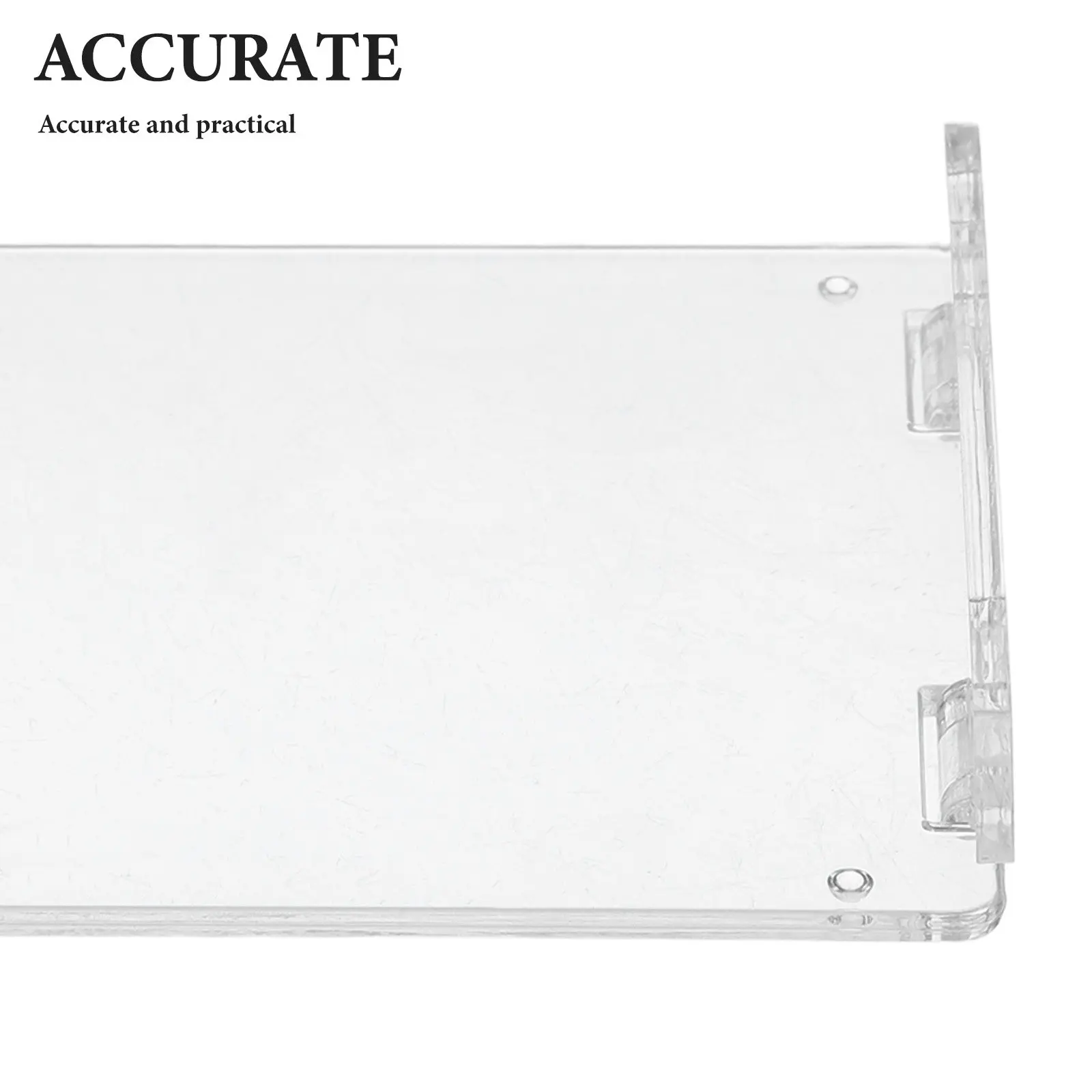 2Pcs Central Ac Thermostat Cover Clear Plastic Hinged Protective Case Anti Tamper Switch Guard Transparent Wired Controller
