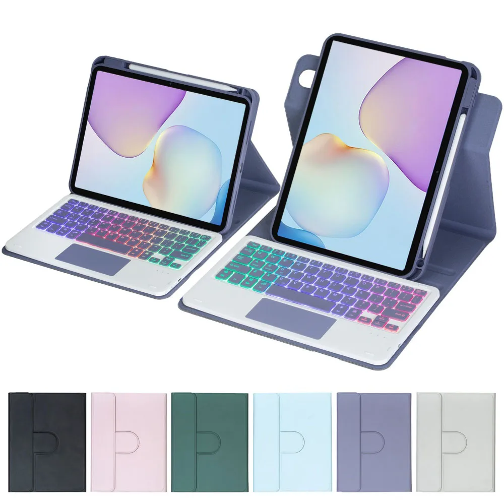 360° Rotation Keyboard Case for iPad 10th 10.9 Air5 Air4 Magnetic Cover for iPad Pro 11 Air 3 Pro 10.5 8 9th 10.2