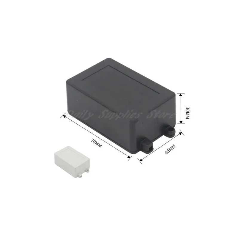 1pcs 70x45x30mm Plastic housing Electronic instrument junction box Power module housing Circuit board mounting box