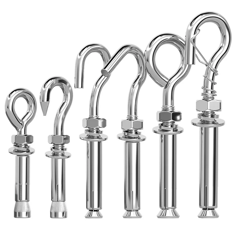 

Stainless steel, carbon steel, expansion screw, hook, lifting hook, water heater expansion bolt, M6, M8, M10, M12 accessories