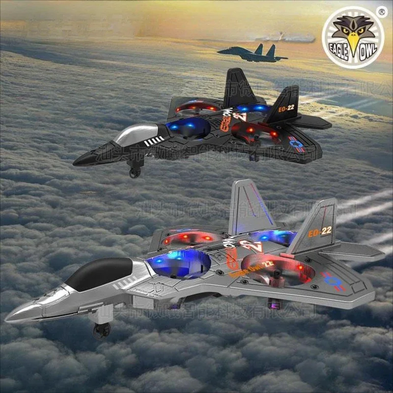 RC Vliegtuig Kinderspeelgoed Vechter Model Hoge Intensiteit 360 Graden Rotatie Drone Drone Valbestendig Quadcopter Jongen Gift Vliegtuig