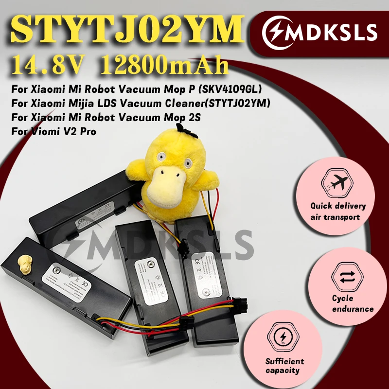 

2025STYTJ02YM Original 14.8V 12800mAh for Xiaomi Mijia LDS Vacuum Cleaner,Mi Robot Vacuum-Mop,Mi Robot Vacuum-Mop 2S/Haier JX37