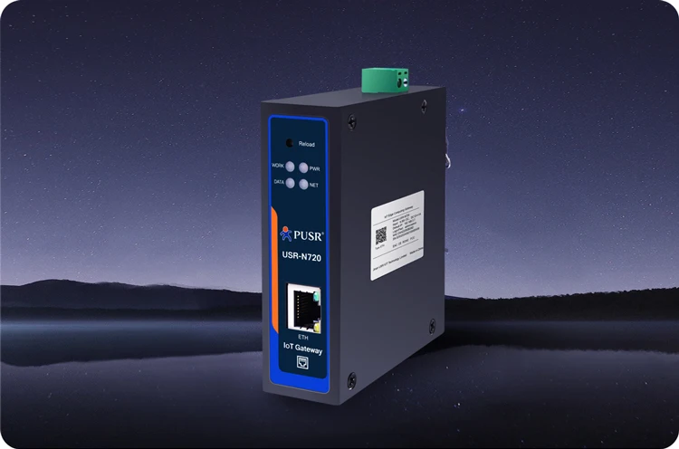 PUSR Seriell RS485 zu Ethernet Edge Computing IoT Gateway Industrietaugliches Design SD-Karte für Datenspeicherung USR-N720-ETH