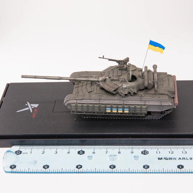 Tanque de batalla principal T-64BV ucraniano a escala 1:72, modelo de tanque con orugas de plástico de simulación T64, exhibición estática, regalo coleccionable, recuerdo