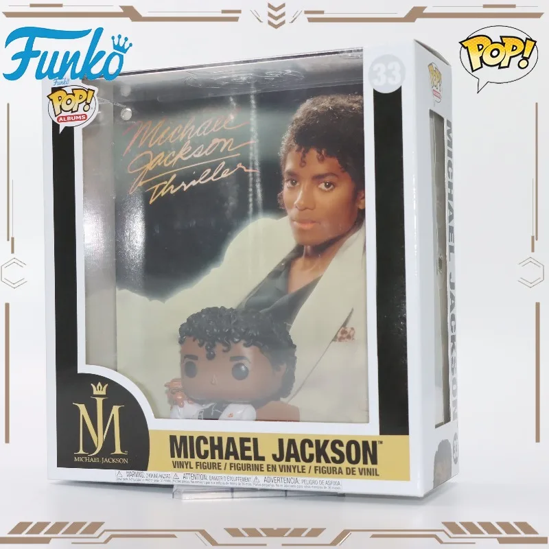 

FUNKO POP Original Genuine Anime Figure MICHAEL JACKSON 33 Action Figure Toys for Boys Girls Gift Collectible Model Ornaments