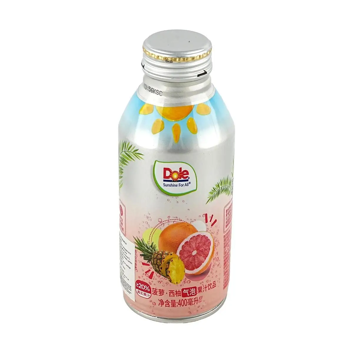 Jugo brillante de pomelo de piña DU LE, 7 paquetes, 13,53 floz * 7 paquetes