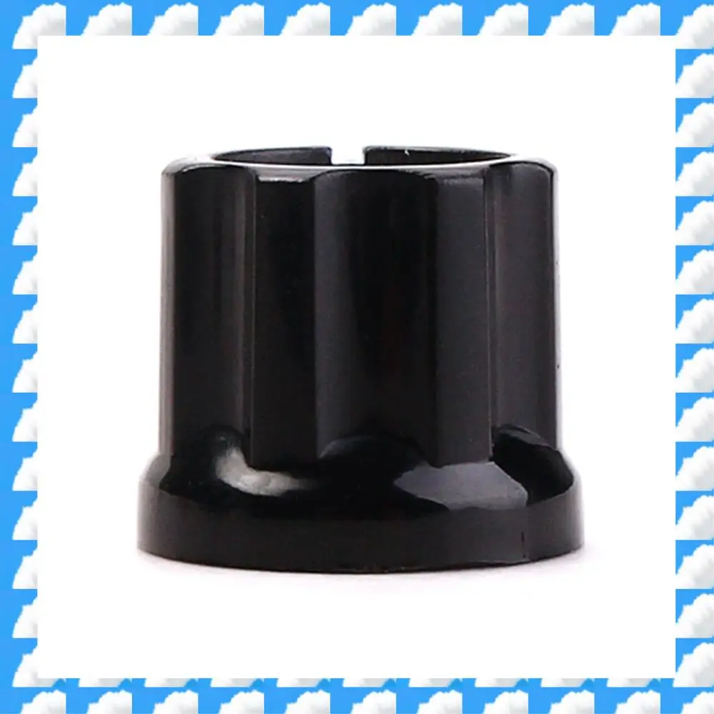 ONGE 10Pcs Black Potentiometer Control Knob Volume Audio Control Knobs Electric Guitar Bass Parts