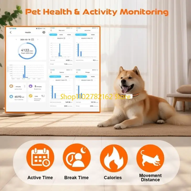 

547B Lightweight Long Lasting LED Enhanced Pet Locator Low Power Chip 90 Days Route Memory Waterproof Pet Tracking Device