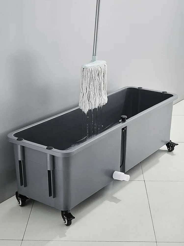 

Mop Pool Mobile Wash Large Household Basin l Balcony Outdoor Mopping Sink Bucket