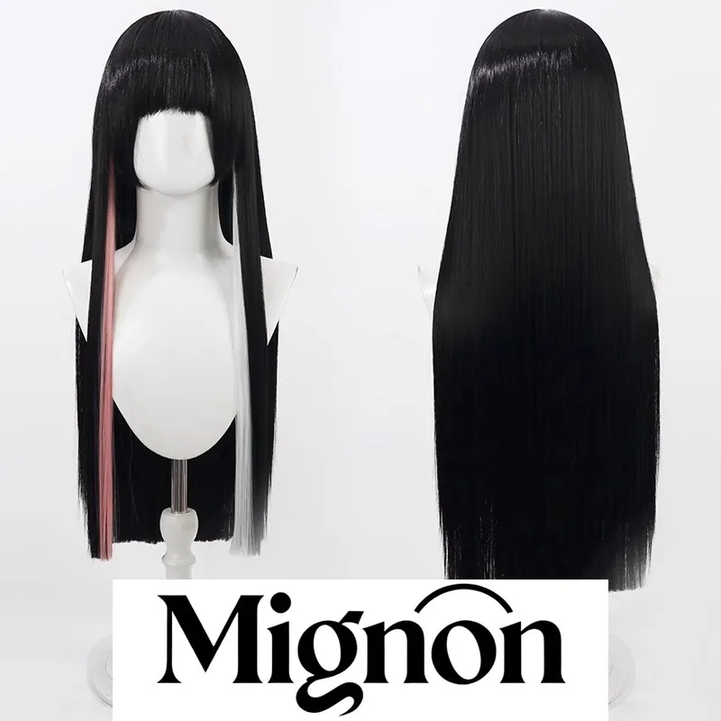 

Парик для косплея Kamen Rider Geats Beroba, черные длинные волосы на голове с яркими цветами