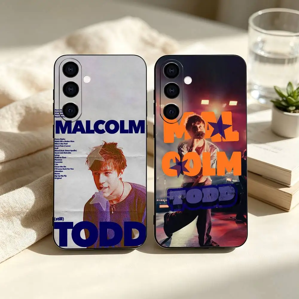 M-Malcolm Todd Sweet Boy   Black Soft Silicone Phone Case For Samsung Galaxy A71 A72 A73 A51 & Other Related Models