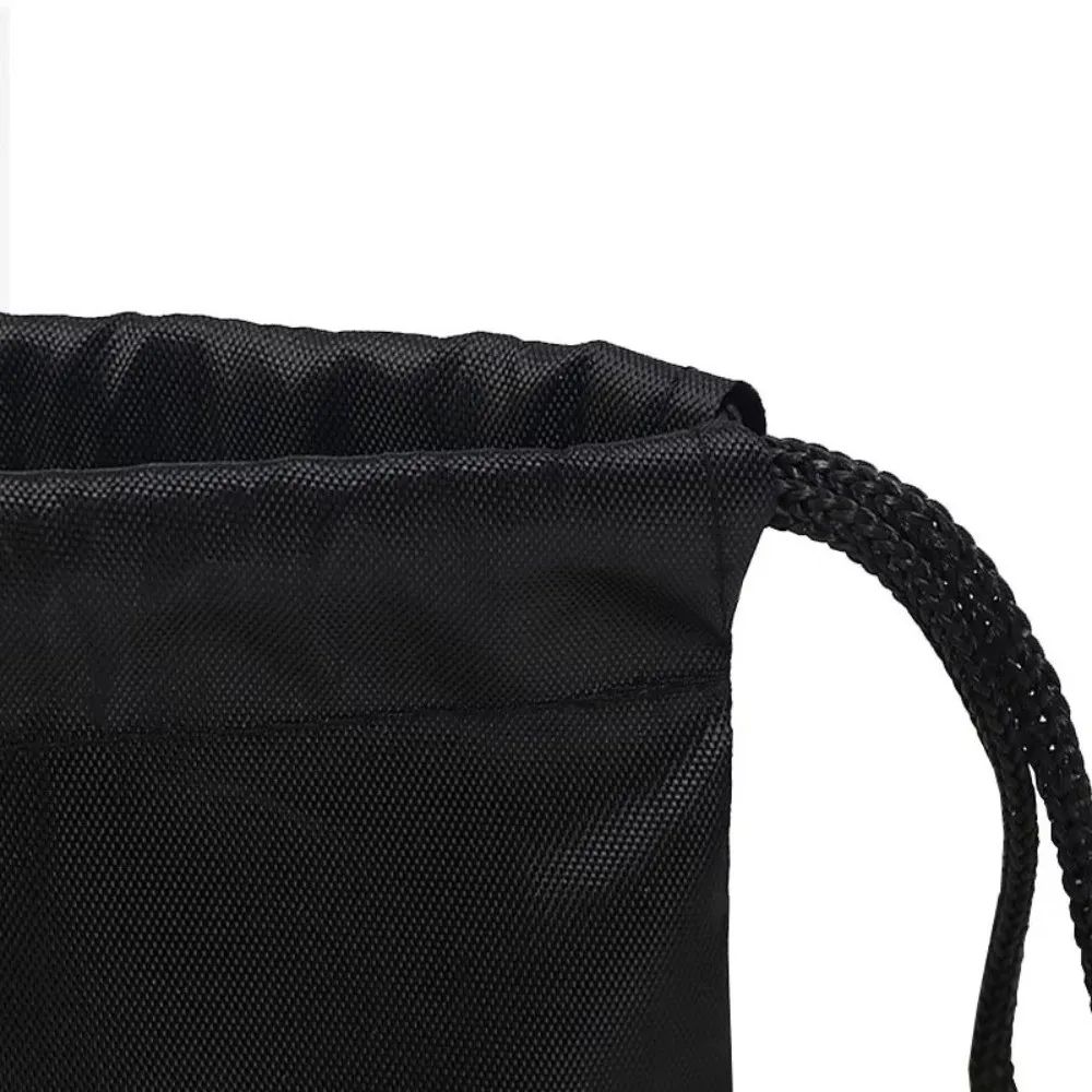 Drawst Closure Drawstring Storage Pouch Nylon Waterproof Drawstring Bags Dustproof Black Multi-Functional Storage Bag