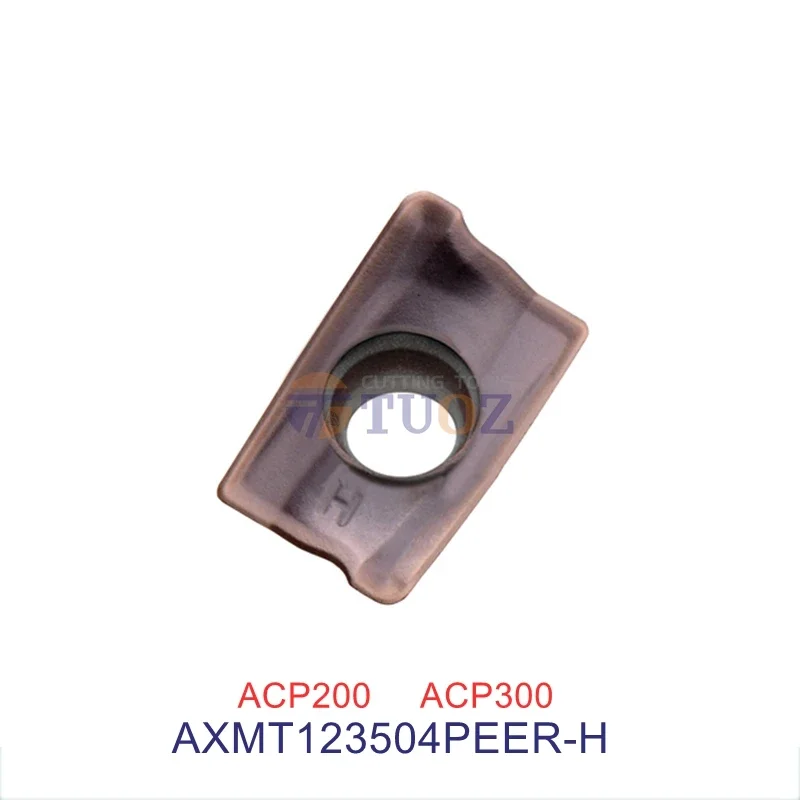 AXMT123504PEER-H ACP200 ACP300 100% Original AXMT 123504 Carbide Insert 1235 PEER -H R0.4 CNC Cutting Tool Milling Blade