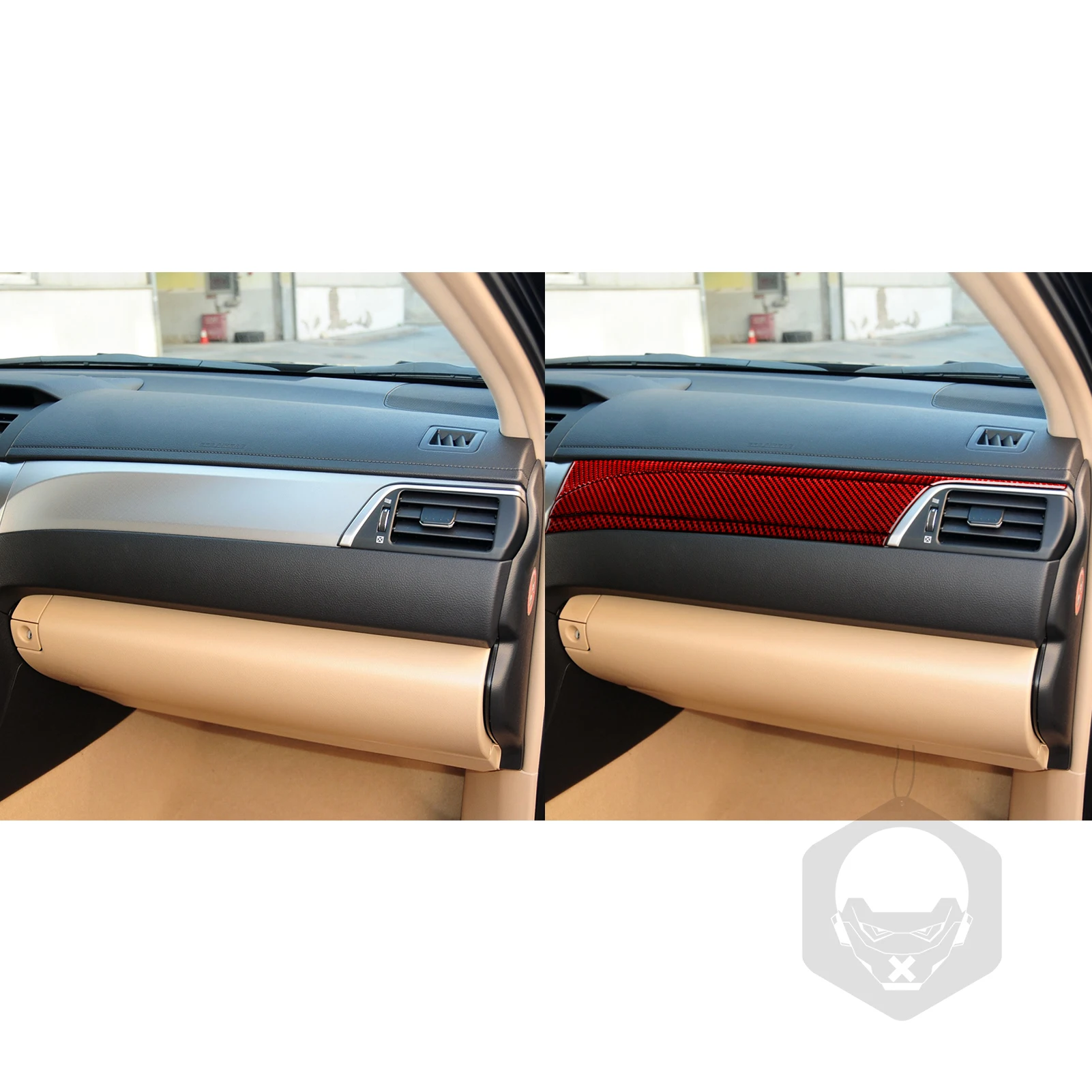 

Carbon Fiber For Toyota Camry 2012-2017 Asian Edition Car Accessories Interior Passenger Dashboard Panel Trim Stickers