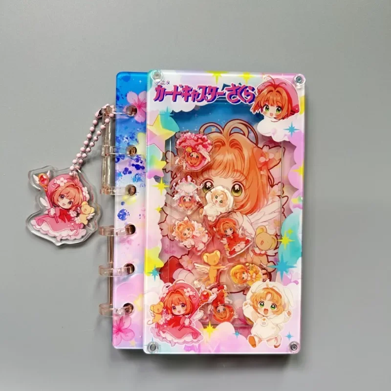 Cartoon Anime Hatsune Miku A7 Shake Fighter Acrylic Notebook Cute Girl Heart Moon Sailor Student Handbook Christmas Gift