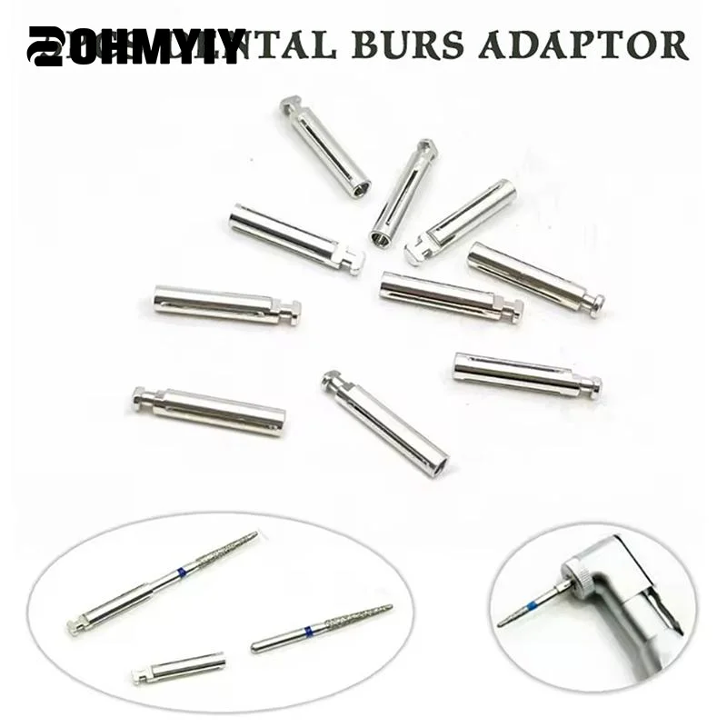 Dental Accessories Burs Adapter Convertor Stainless Steel Dental Burs Adaptor FG To RA Adaptor From 1.6mm To 2.35mm Dental Tools