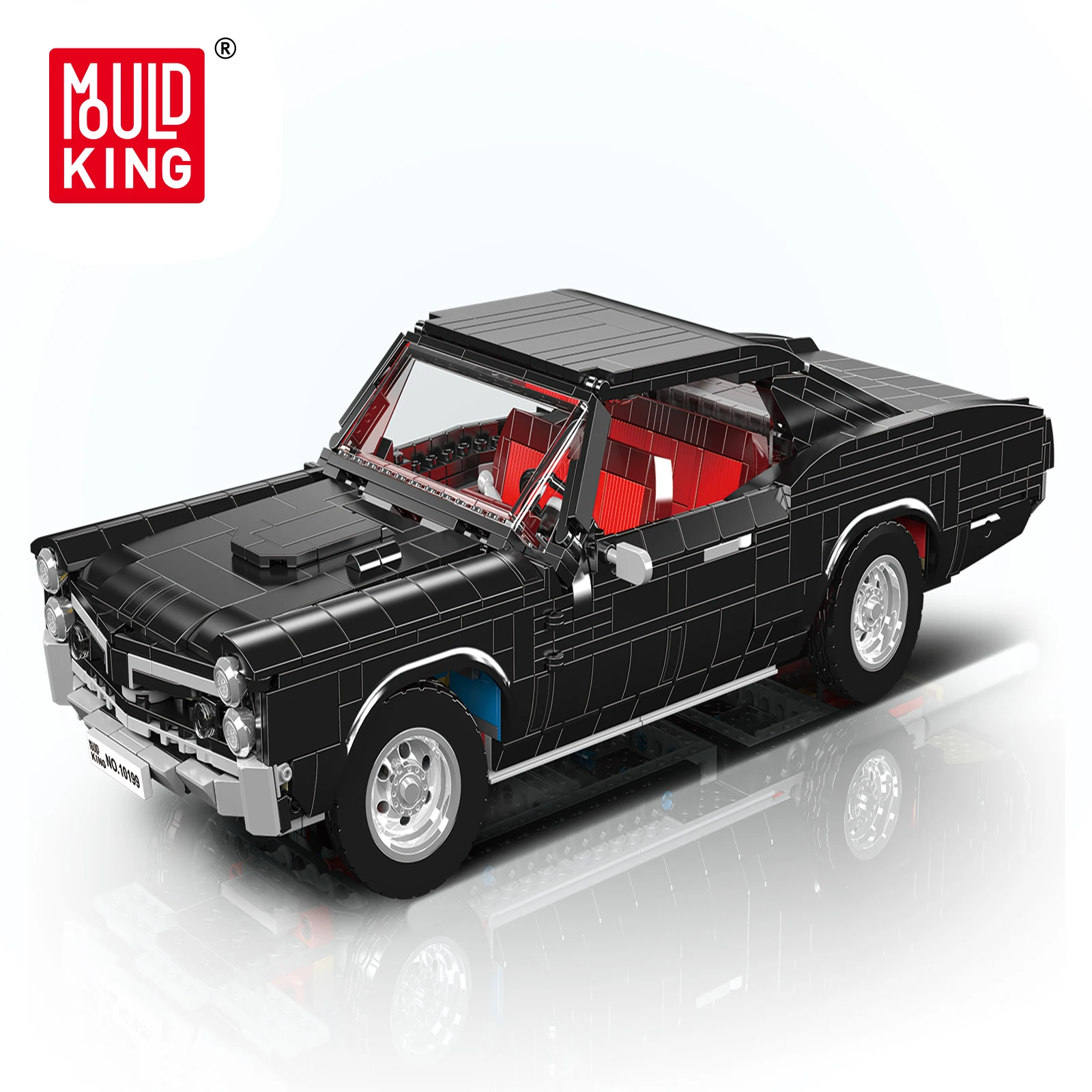 Mould King 1563pcs Creative Building Blocks Muscle Car Model DIY Kit for Adults