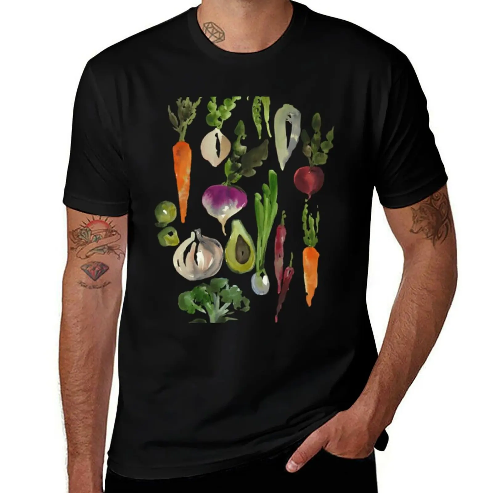 Veggies! T-Shirt Basic Lightweight Short Sleeve Tee