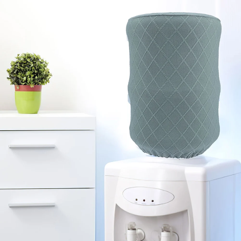 2Pcs Water Bucket Cover Polyester Elastic Water Dispenser Protective Cover Shading Shield for Gallon Bottle Indoor