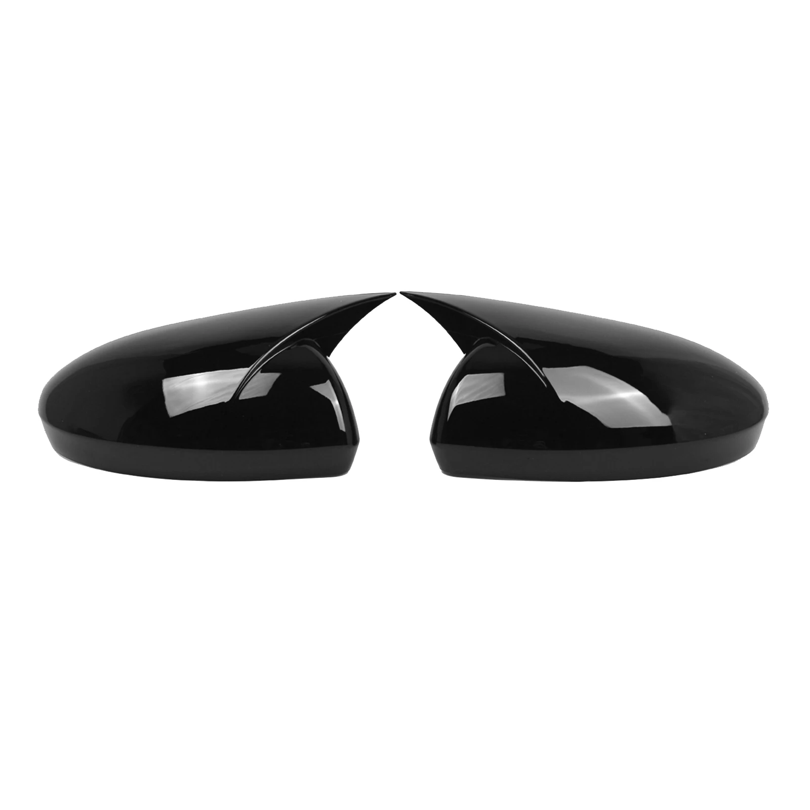 

2pcs Black ABS Side Mirror Cover Replacement for Renault Megane 4 MK4 2016-2020 with OEM 963737470R 963742692R, Package Size