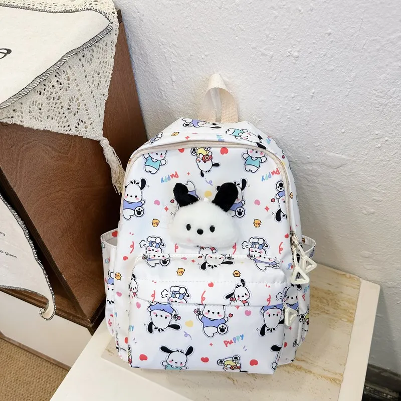 Sanrio Hello Kitty Cartoon plecak tornister uczeń przybory szkolne śliczne Kuromi Cinnamoroll chłopcy dziewczęta plecak o dużej pojemności 