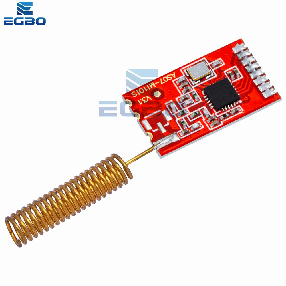 1PCS~5PCS EGBO 433M CC1101 10mW Wireless Sender Receiver Module NRF905/SX1212/SI4432