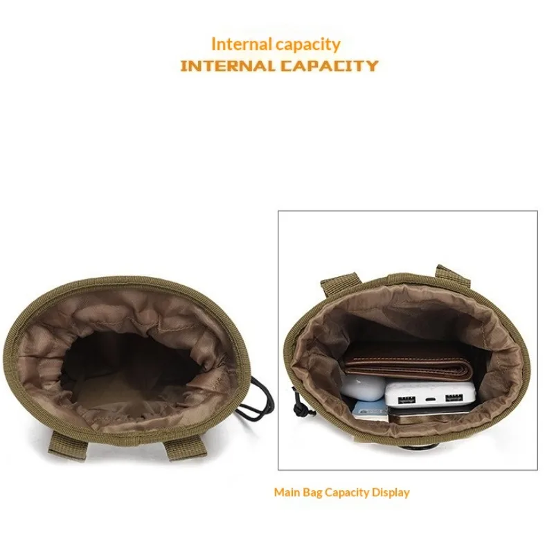 Neue Outdoor-Taktiktasche, Molle-Zubehör-Hüfttasche, Kletter-Chalkbag, Kleine Mehrzweck-Tasche für Camping und Wandern, 1 Stück – Detail 4