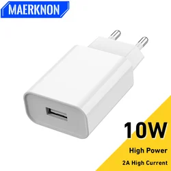 Ładowarka USB 5V 2A uniwersalna ładowarka podróżna do telefonu iPhone Samsung Xiaomi Redmi Lg EU/US wtyczka do ładowania ściennego