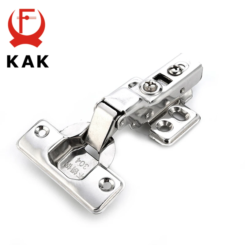 KAK – Charnière Hydraulique en Acier Inoxydable pour Meuble et Placard, Fermeture Douce, Série C, Porte, Amortisseur, Quincaillerie