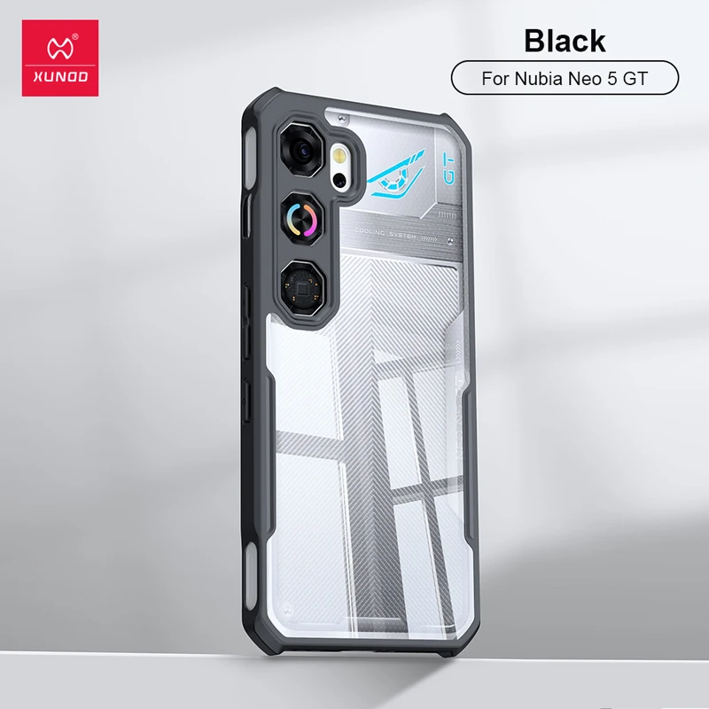 Etui XUNDD z poduszkami powietrznymi, TPU i twardego PC, przezroczyste, na telefon ZTE Nubia NEO 5 GT 5G — zdjęcie produktu 6