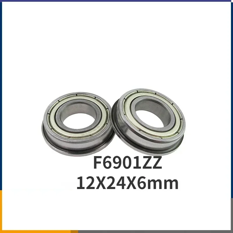 12x24x6-мм-высокоскоростной-прецизионный-фланцевый-подшипник-f6901zz