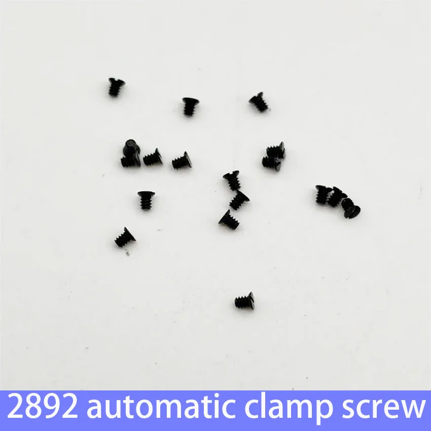 Watch Repair Parts - 2892 Movement Compatible Black Screw Watch Accessories - Clamp Splint Black Screws for Watch Maintenance