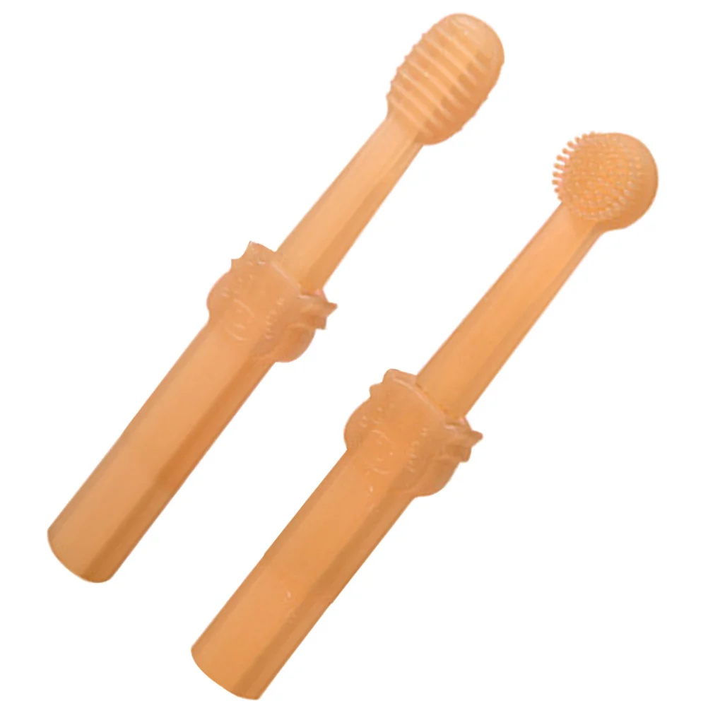 

1Set Pet Toothbrush for Dogs Ergonomic Dual Head Design Suitable for Various Mouth Shapes and Teeth Sizes Dog Tooth Brush