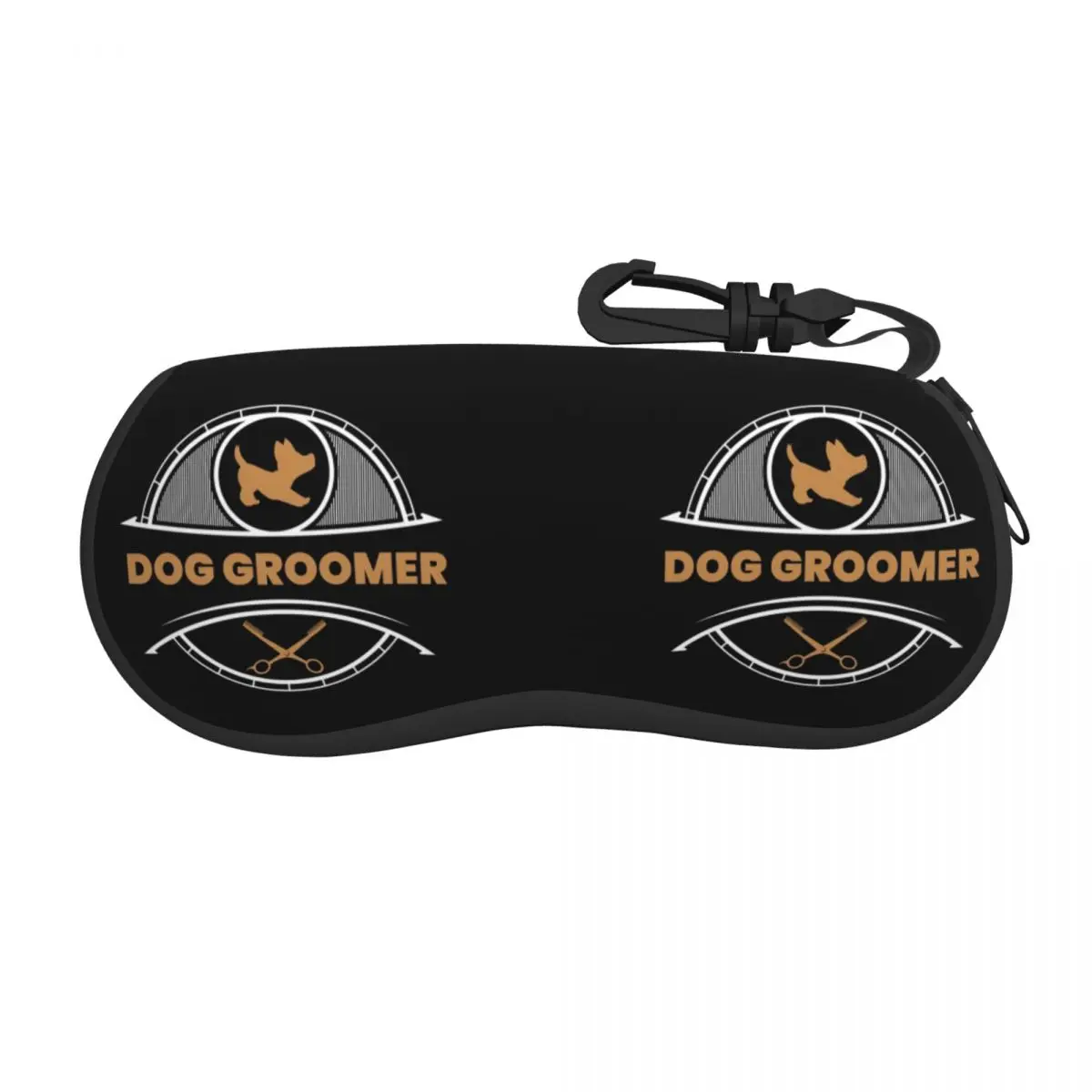 Funny Dog Grooming Present Pet Groomer Sunglasses Case Neoprene Zipper Shell Eyeglass Case Custom Protective Box For Glasses