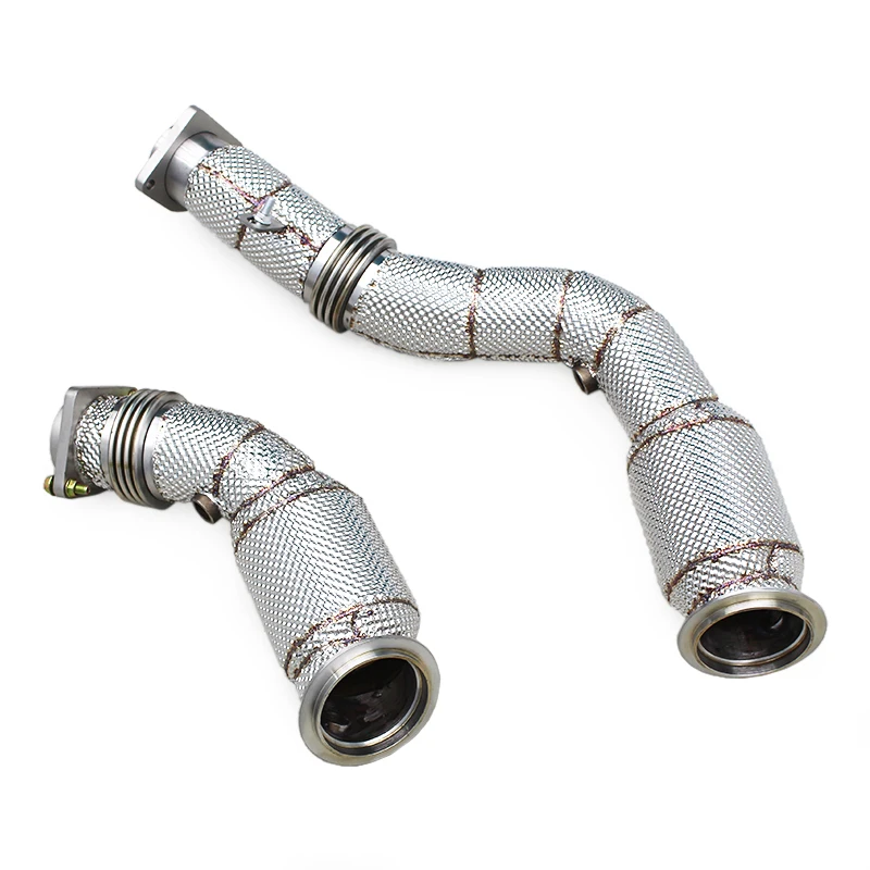 

OEM High Flow Exhaust System For BMW M3/M4 F80/F82/F83 S55 3.0T 2014-2019 Stainless Steel Catted Downpipe With Heat Shield