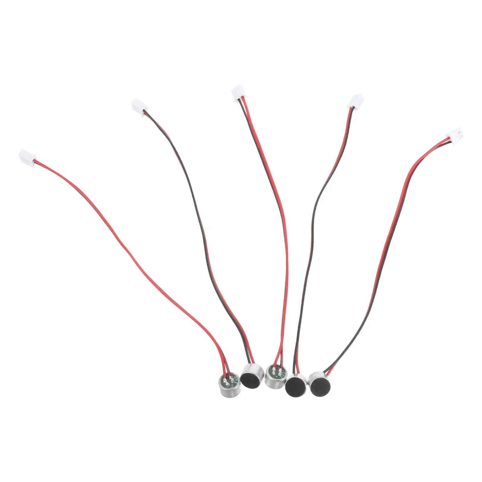 5Pcs Microphone Condenser Mini Electret Condenser Microphone Stereo Sound Clarity High Sensitivity Compact Portable Recording