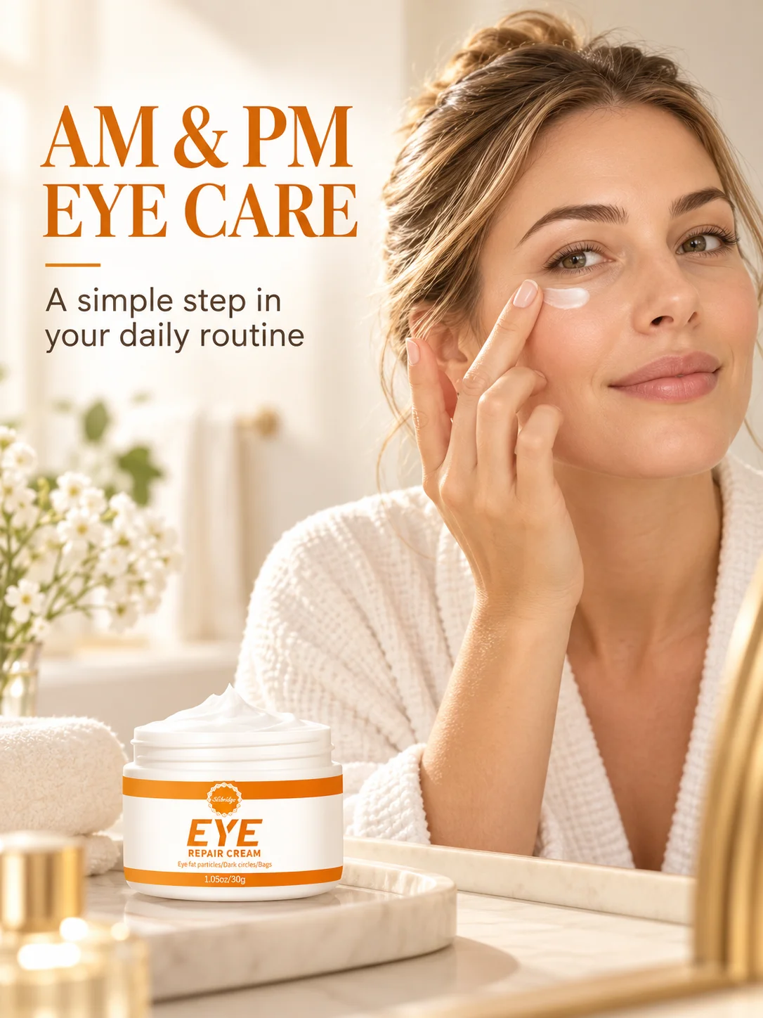 Overnight Eye Contour Cream with Nourishing Formula for a Fresh Well Rested Look Easy Nighttime Skincare Routine