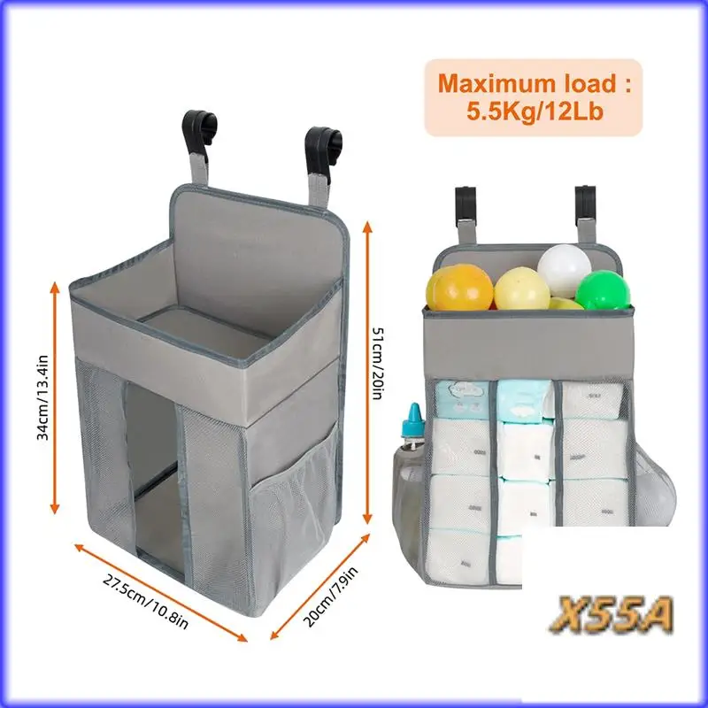 XX-منظم حفاضات طاولة تغيير الحضانة - مكدس حفاضات معلق للأطفال لأسرة اللعب ساحة لعب الأطفال