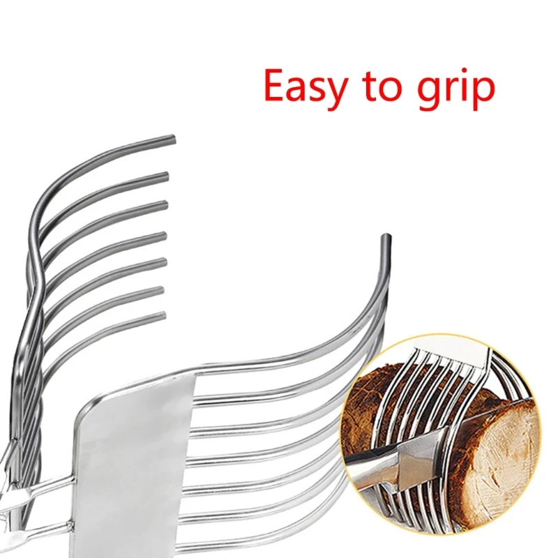 Quality Vegetable Fruit Cutter Safe Bread Cutting Tool Convenient Roast Beef Cutting Tongs Grippers